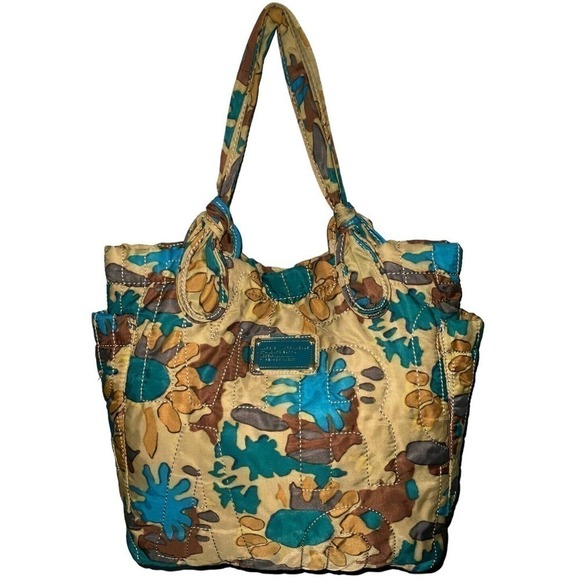 Marc by Marc Jacobs Pretty Nylon Tate Tote Green Medium Shoulder Bag - Picture 1 of 14